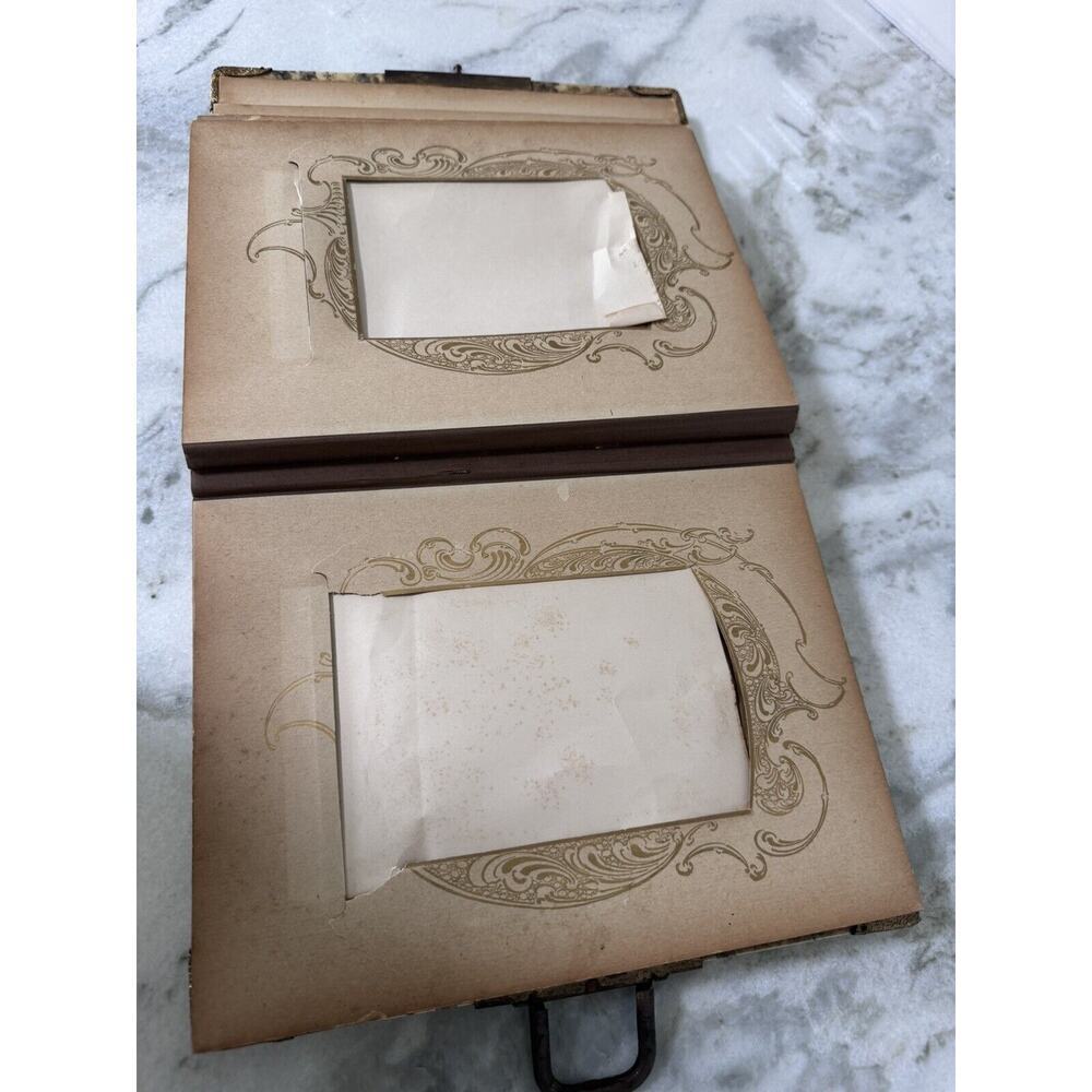 Antique Victorian Celluloid Hinged Photo Album - Picture 13 of 15